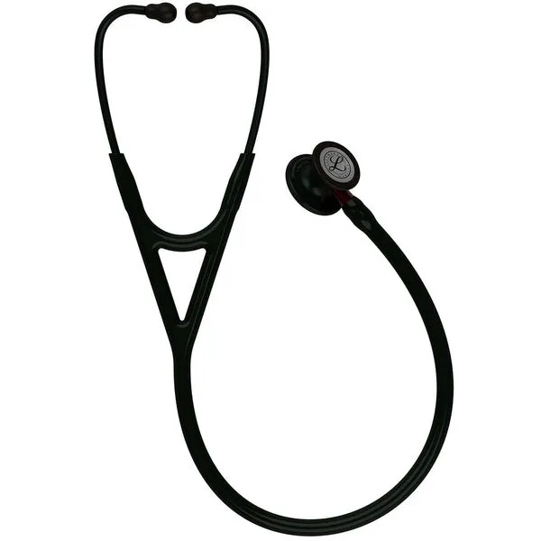 Estetoscópio Littmann Cardiology IV 3M 6200 - Black Smoke - Cor Vermelho