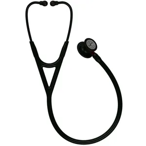Estetoscópio Littmann Cardiology IV 3M 6200 - Black Smoke - Cor Vermelho