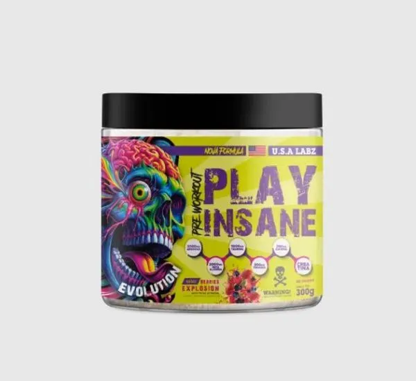 Gaction Pre Workout Play Insane Bloody Berry 300g