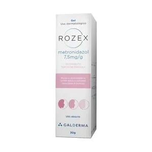 Gel Galderma Rozex com Metronidazol 7,5mg/g 30g