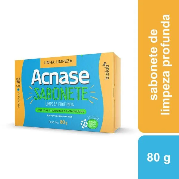 Sabonete Acnase Clean Limpeza Profunda 80g