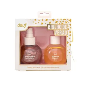 Kit Dauf Sabonete Líquido 100ml + Body Splash Brilho De Verão 100ml