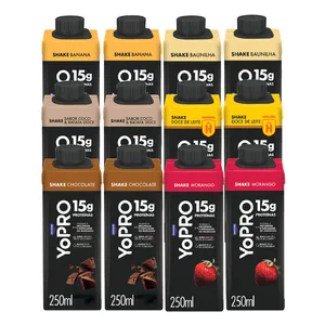 Kit Yopro 15g de Proteínas 12 unidades de 250ml 6 Sabores Sortidos