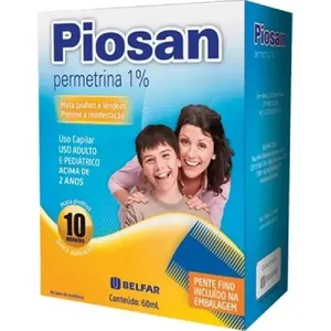 Piosan 0,01g/ml Loção Capilar 60ml + Pente Aplicador