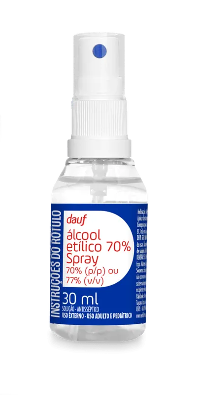 Antisséptico Dauf Alcool 70% Spray 30ml