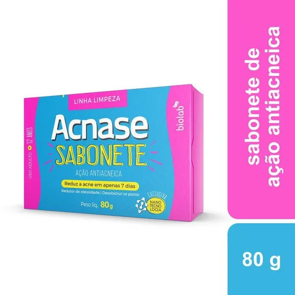 Sabonete Acnase Clean Antiacne 80g