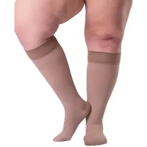 Meia 3/4 Reduce Sigvaris 30-40 mmHg Fechada Bege XG3