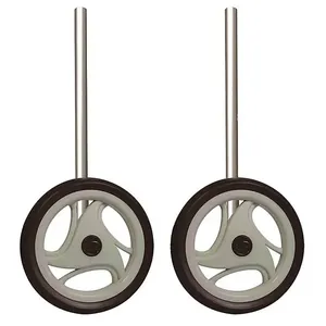 Mercur - Rodas Dianteiras para Andador Posterior - 9 Pol Par