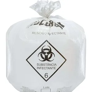 Saco para Lixo Infectante Descarbox 50 litros - 10 unidades