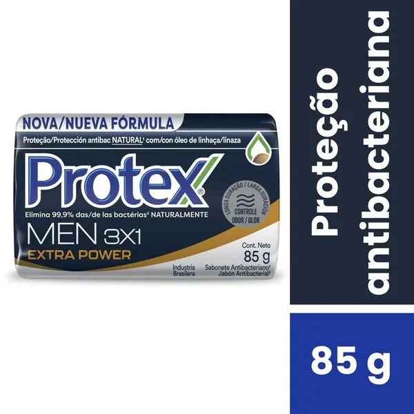 Sabonete em Barra Protex Men 3 em 1 Antibacteriano 85g