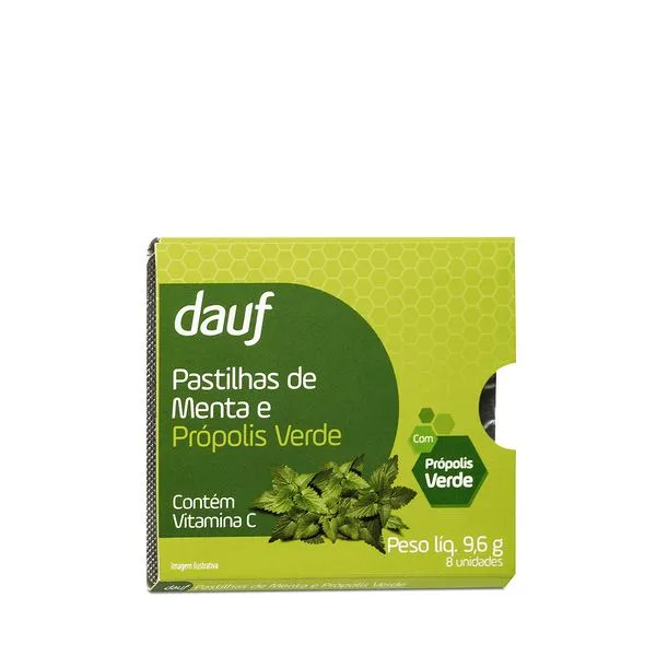 Pastilha Dauf Própolis E Menta 8 Unidades