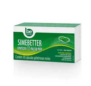 Simebetter Simeticona 125mg Antigases 30 Cápsulas Mole