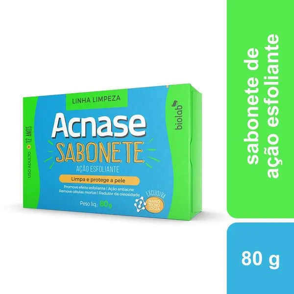 Sabonete Acnase Clean Esfoliante 80g