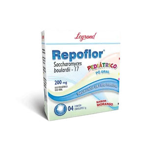 Repoflor Pediátrico 200mg Morango