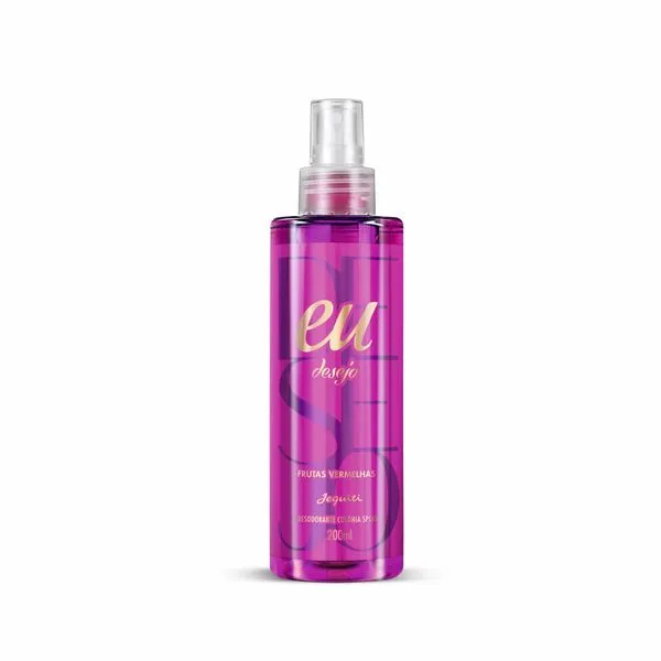 Desodorante Colônia Body Splash Jequiti Eu Desejo Frutas Vermelhas 200ml