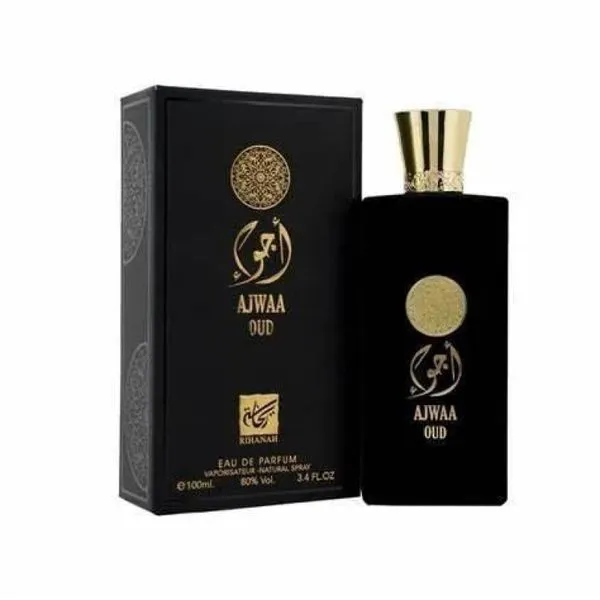 Perfume Nusuk Ajwaa Oud Black Masculino Eau de Parfum 100ml