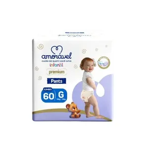 Fralda Amorável Pants G 60 Unidades