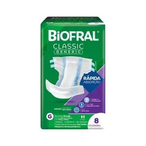 Fralda Biofral Classic Generic G Com 8 Unidades