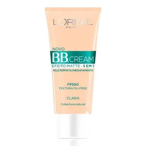 Base BB Cream L'Oréal Paris Efeito Matte Cor Clara FPS50 30ml