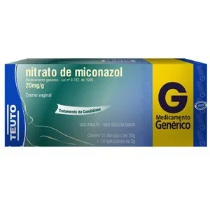 Nitrato de Miconazol Creme Vaginal 80g Genérico Teuto