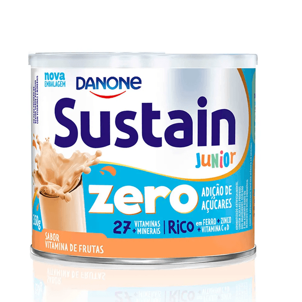 Sustain Júnior Sabor Vitamina De Frutas Zero Açúcar 350G