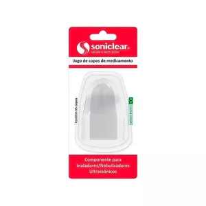 Kit Copo Inalador Soniclear 15 Unidades