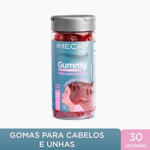 Imecap Hair Gummy Sabor Frutas Vermelhas 30 Gomas