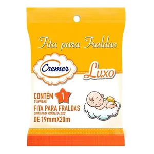 Fita Cremer Branca 19mm x 20m