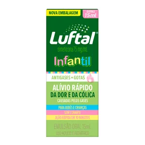 Antigases Luftal Infantil 75mg/ml 15ml Gotas