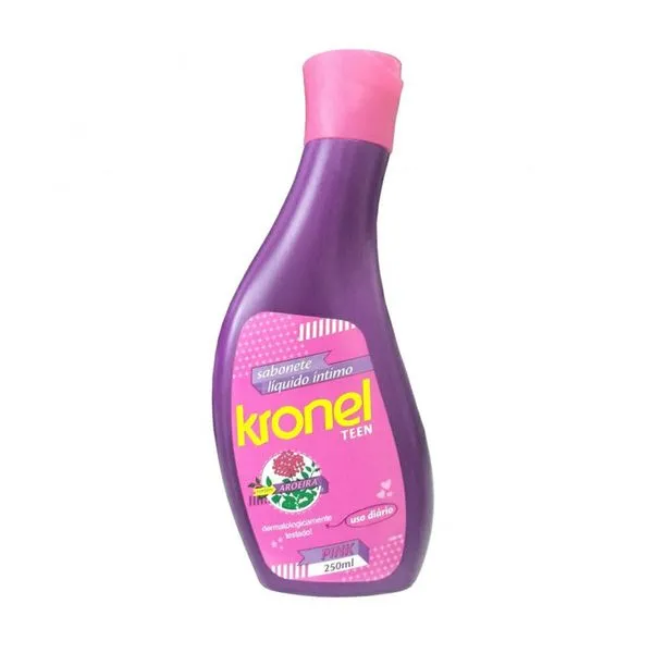 Sabonete Líquido Infantil Kronel Teen Pink 250ml