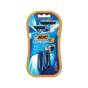 Aparelho de Barbear Descartável Bic Comfort 3 Normal 2 Unidades