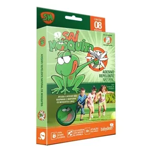 Adesivo Repelente Baby Sai Mosquito Com 8 Unidades