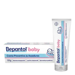 Creme Preventivo de Assaduras Para Bebês Bepantol Baby 120g