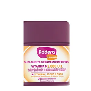 Vitamina D Addera + Imunidade 2.000UI 30 Comprimidos