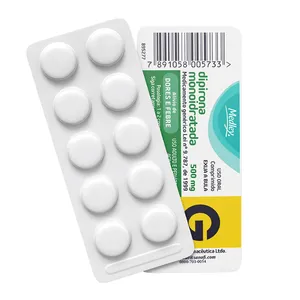 Analgésico e Antitérmico Dipirona Sódica 500mg Genérico Medley 10 Comprimidos