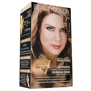 Kit Coloração Permanente BeautyColor Louro Natural 7.0