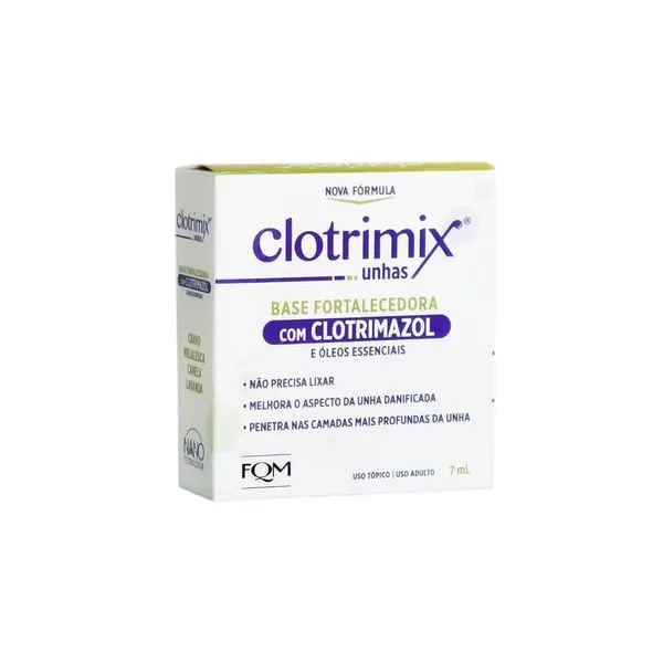 Clotrimix Base Fortalecedora Unhas 7ml Divcom CLOTRIMIX UNHAS FR 7ML DIVCOM