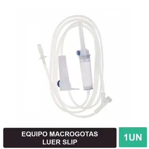 Equipo Macrogotas Para Infusão Intravenosa Luer Slip Medix com 1 unidade