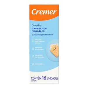 Curativo Redondo Cremer Transparente 16 Unidades