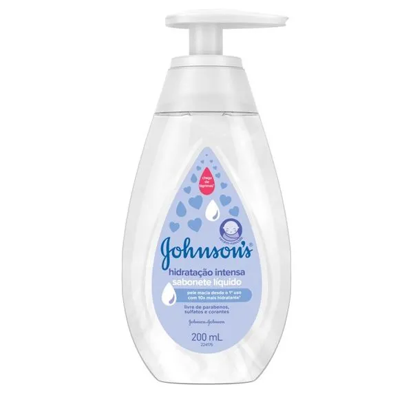 Sabonete Líquido Johnson's Hidratação Intensa com 200ml