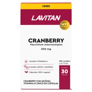 Lavitan Cranberry 500mg 30 cápsulas