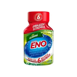 Sal de Fruta Eno 2,24g + 0,50g + 2,13g Sabor Guaraná Pó Efervescente 100g