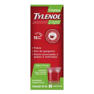 Analgésico Pediátrico Tylenol Criança 32mg/ml 60ml Suspenção Oral