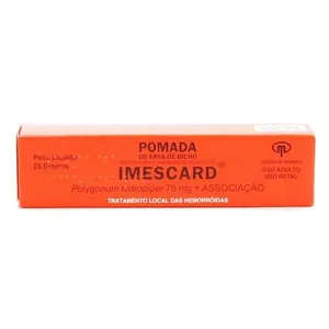 Pomada Imescard 125 + 000625 + 5 + 075Bisnaga Com 25G + Aplicador