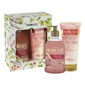 Kit Fiorucci Par Perfeito Flor de Cerejeira Sabonete Líquido 500ml + Loção Hidratante 200ml