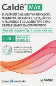 Caldê Max + Vit D 2000 Ui 60 Cápsulas