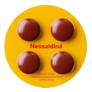 Analgésico, Antitérmico e Anti-inflamatório Neosaldina 30mg + 300mg + 30mg 4 Drágeas