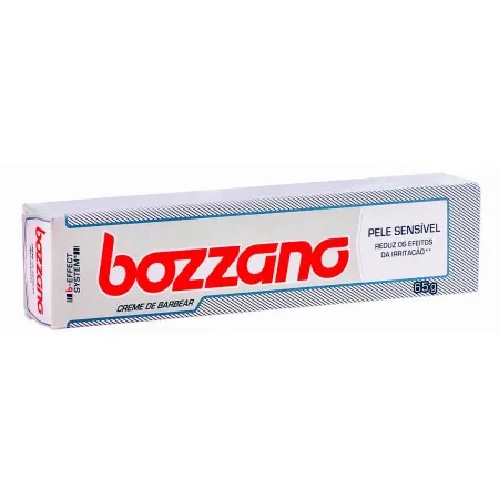 Creme De Barbear Bozzano Para Pele Sensível Com 65 Gramas