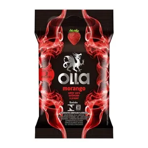 Preservativo Olla Sabor Morango 3 Unidades