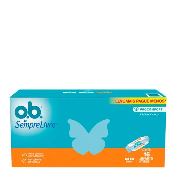 Absorvente Interno OB Super ProComfort 16 Unidades